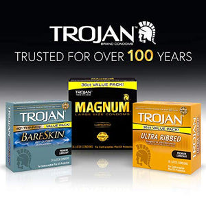 Trojan Naturalamb Luxury Latex-Free Condoms, 10 Count