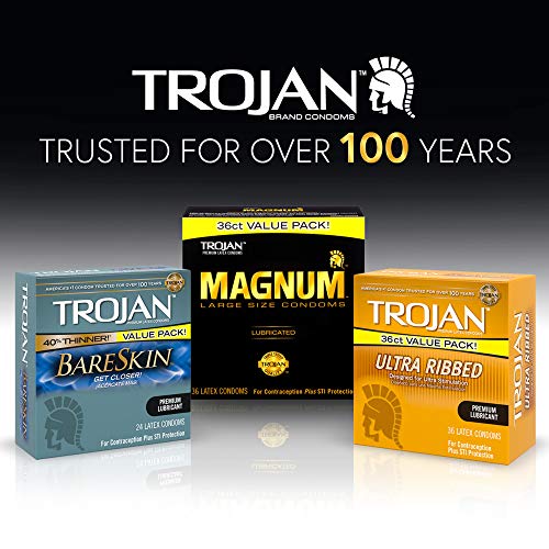 Trojan Naturalamb Luxury Latex-Free Condoms, 10 Count