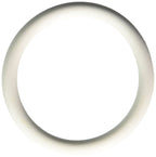 California Exotics Rubber Ring, White, Large