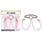 Peaches N Creame Collar W/ Nipple Clamps