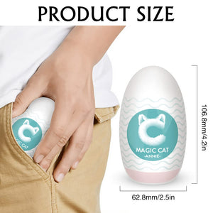 ?Anal Model? Super Stretch Male Masturbation Egg, Realistic Pocket-Sized Pussy Stimulator with Strong Suction, Adult Sex Toy for