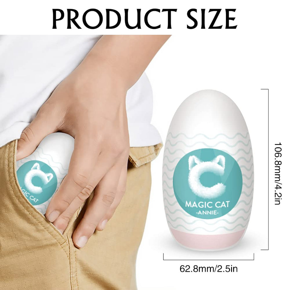 ?Anal Model? Super Stretch Male Masturbation Egg, Realistic Pocket-Sized Pussy Stimulator with Strong Suction, Adult Sex Toy for
