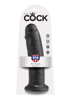 Pipedream King Cock Dildo, Black, 10 Inch