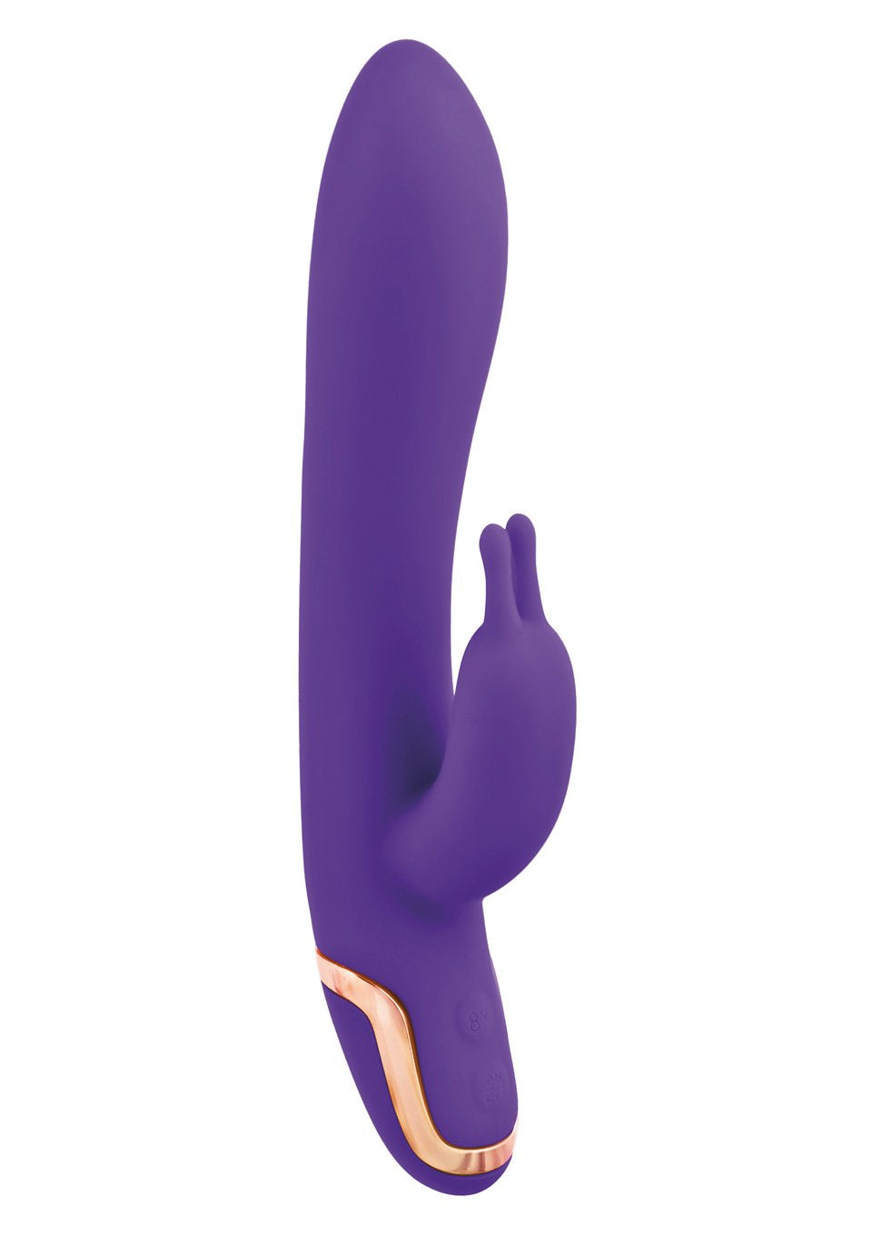 Calexotics Entice Isabella Silicone Rabbit Vibe, 5.25-Inch, Waterproof, Purple
