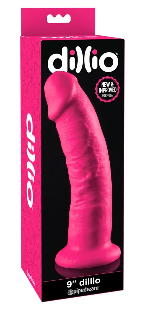 Pipedream Products Dillio 9 Inch Dillio, Hot Pink