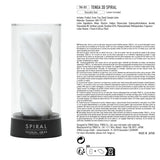 Tenga 3D Sleeve Spiral For Male Masturbation Tnh001, White, (Pack Of ), 1 Count