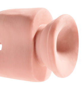 King Cock Plus 9.5In Triple Den Doub Pen