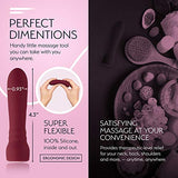 Femme Funn Booster Bullet Vibrator - 20 Powerful Modes Usb Rechargeable & Whisper Quiet Bullet Massager Vibrators For Women (Maroon)