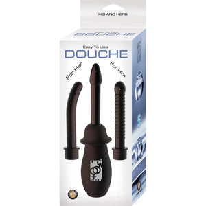 Nasstoys His And Hers Easy To Use Douche, Black