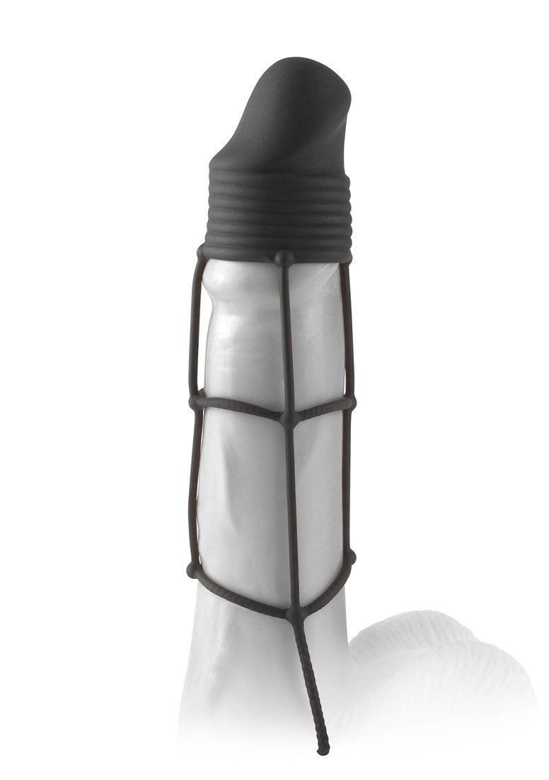 Pipedream Fantasy X-Tensions Silicone Performance Extension, Black