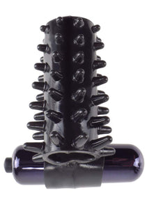 (D) Fantasy C Ringz Vibrating Super Sleeve Black