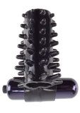 (D) Fantasy C Ringz Vibrating Super Sleeve Black