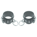 Spartacus Rubberline Locking Wrist Restraints, Black