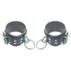 Spartacus Rubberline Locking Wrist Restraints, Black