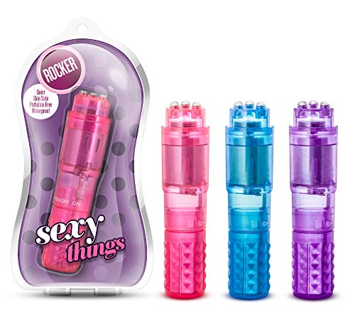 Discreet Powerful Pocket Vibrator - Clitoral Pinpoint Stimulator - Waterproof - Sex Toy For Women - Sex Toy For Couples (Purple)