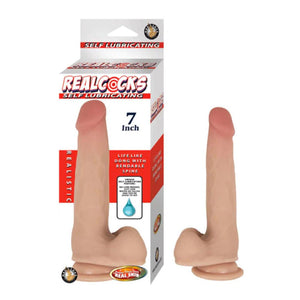 Realcocks Self Lubricating 7In -Flesh