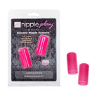 Calexotics Nipple Play Silicone Nipple Suckers, Pink