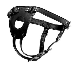 Master Series Ass Holster Anal Plug Harness Adjustable, Black