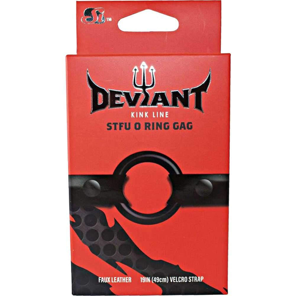 Si Novelties Stfu Oring Gag Black 0200 Pound