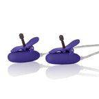 California Exotic Novelties Nipple Play Advanced Vibrating Heated Nipple Teasers, Purple