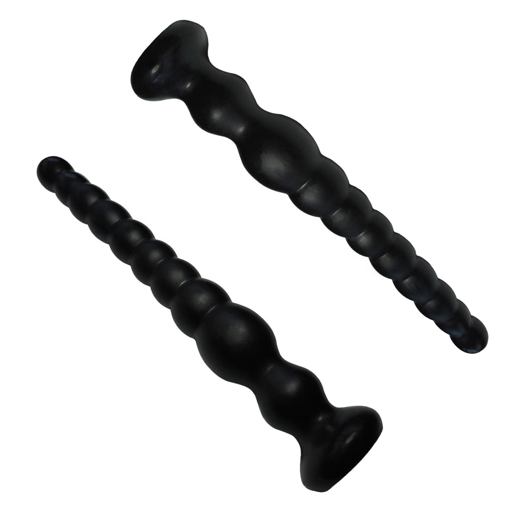 Long Anal Beads Sex Toys with 10 Anal Balls Ultra Soft Anal Chain Anal Plug with Strong Suction Cup Flexible Butt Plug Anal Bead
