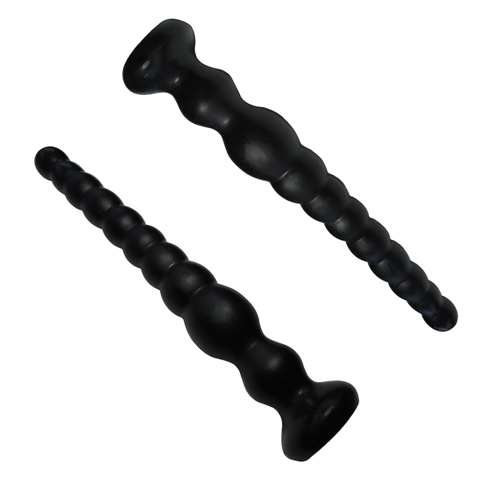 Long Anal Beads Sex Toys with 10 Anal Balls Ultra Soft Anal Chain Anal Plug with Strong Suction Cup Flexible Butt Plug Anal Bead