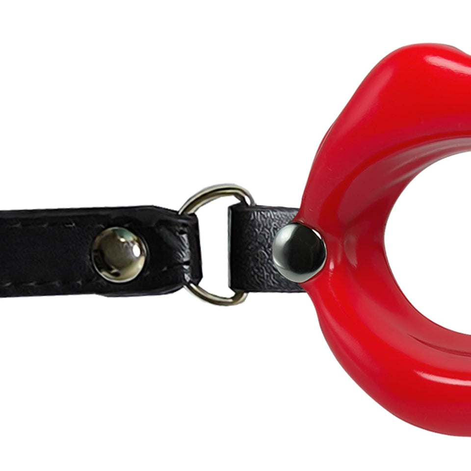 Silicone Open Mouth Gag Sex Toys SM Bondage Open Gag Adjustable Strap Mouth Gags Bondage Toys for Women Men Couples Lover BDSM F