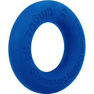 Screaming O Ringo Ritz Mega Stretchy Silicone Cock Ring, Blue