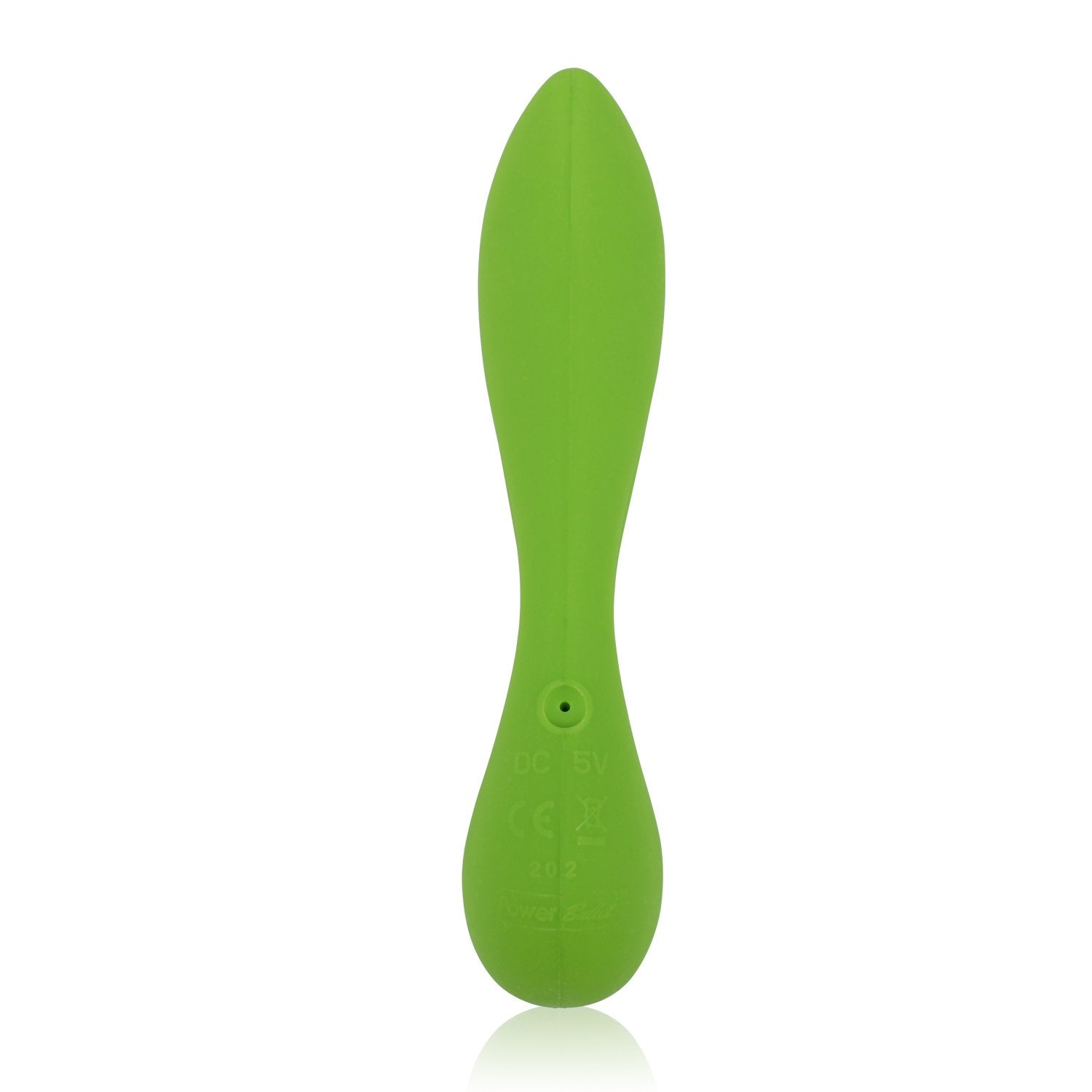 Bms Vitality By Leaf 100 Percent Natural Pleasure Vibrator, Green, 5 Inch