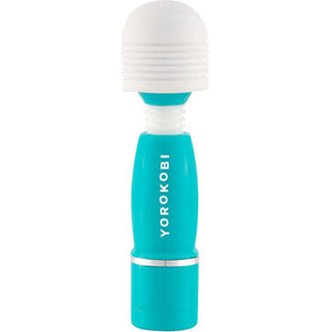 (D) Yorokobi Teal Mini Wand Massager