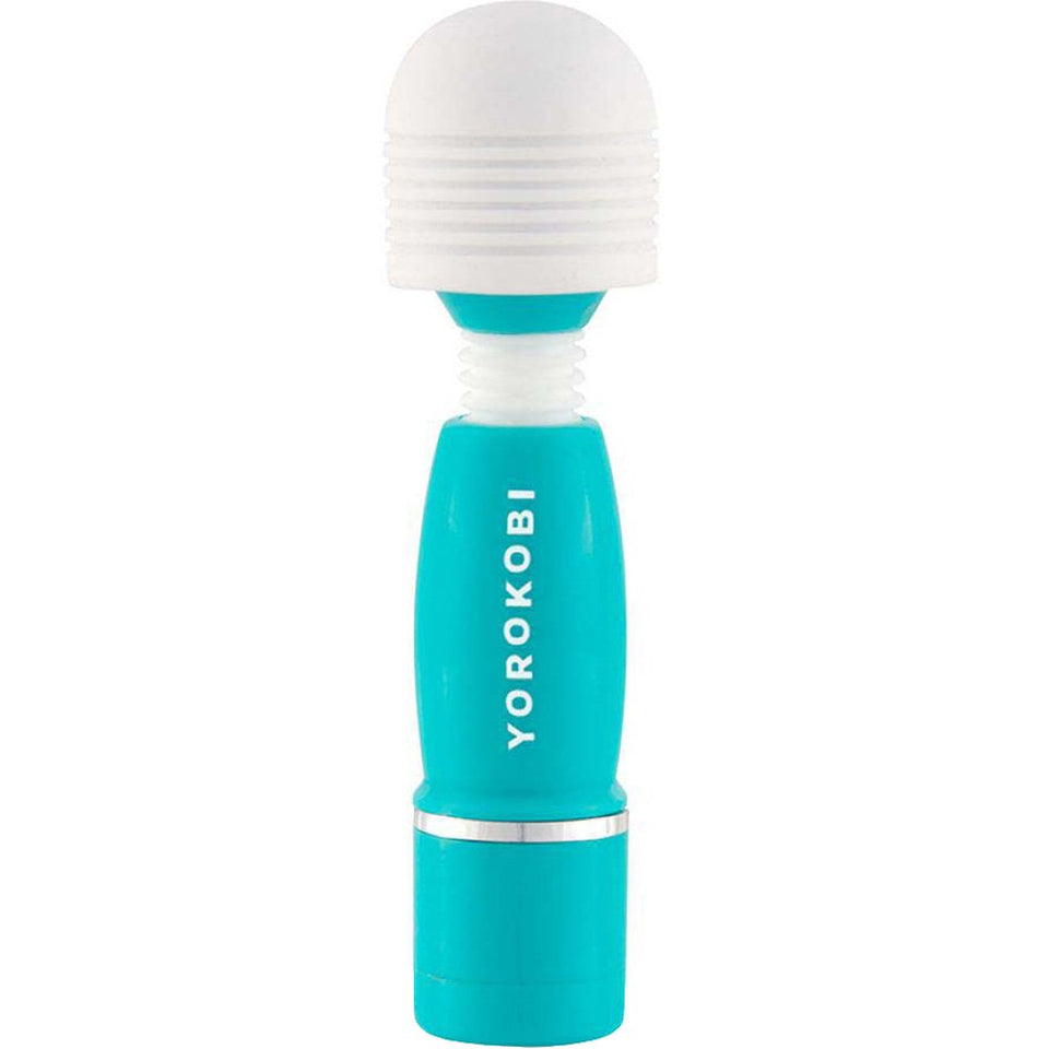 (D) Yorokobi Teal Mini Wand Massager