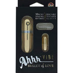 Golden Triangle Ahh Vibe Bullet Of Love Remote Control Bullet, Gold
