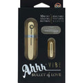 Golden Triangle Ahh Vibe Bullet Of Love Remote Control Bullet, Silver