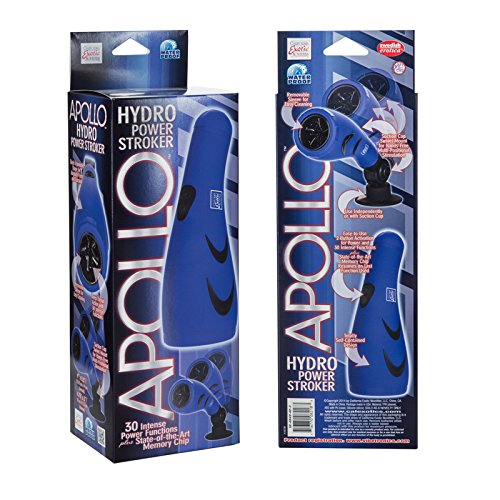 California Exotic Novelties Apollo Hydro Power Stroker Blue
