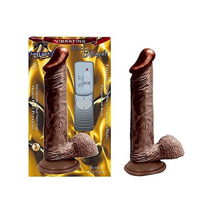 Nasstoys Lifelikes Vibrating Black Knight Vibrator, Brown, 8 Inch