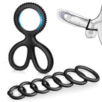 Penis Rings Set with 8 Different Sizes Cock Rings for Erection Enhancing
