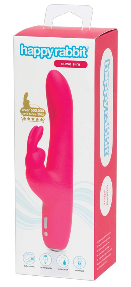 Lovehoney 67837: Happy Rabbit Slimline Curve Pink