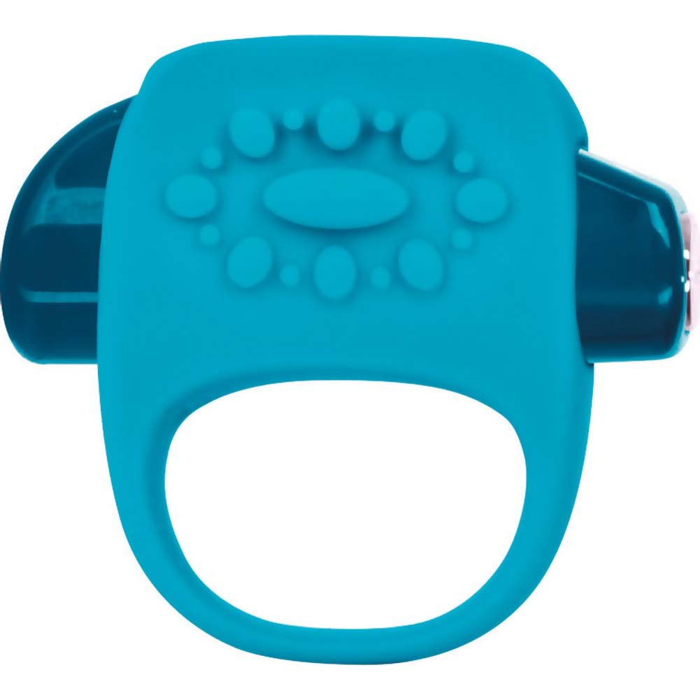 Calexotics Jopen Key Halo Vibrating Ring - Robin Egg Blue