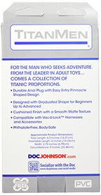 Doc Johnson Titanmen - Anal Stretcher - 6 Inch Vac-U-Lock Compatible Expansion Plug