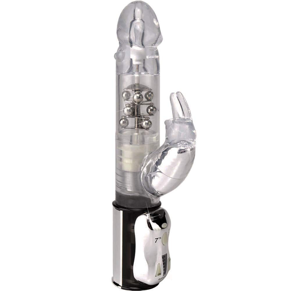 Pipedream 7Th Heaven Platinum Beaded Rabbit Vibrator