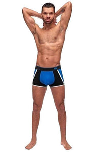 Retro Sport Panel Short - Small - Blue Black