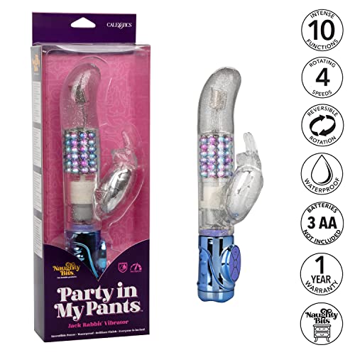 California Exotics Novelties Naughty Bits Party in My Pants Jack Rabbit Vibrator