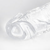 13 Inch Double Ended Realistic Dildo Flexible Clear Dildos Long Dong for Double Sided Lesbian Anal Play G-spot Stimulator Sex To
