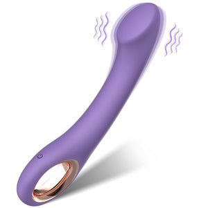 FBAUMSX G Spot Vibrator Sex Toys - Ergonomics Curved Clitoral G Spot Anal Stimulator Dildo, Adult Toys with 10 Powerful Vibratin