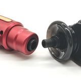 Realistic Hand Dildo with Massage Gun Adapter Black Forearm Dildo Anal Butt Plug Anal & Vaginal Masturbation Adult Sex Toy(M)