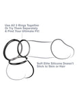 Fcr - Silicone 3-Ring Stamina Set