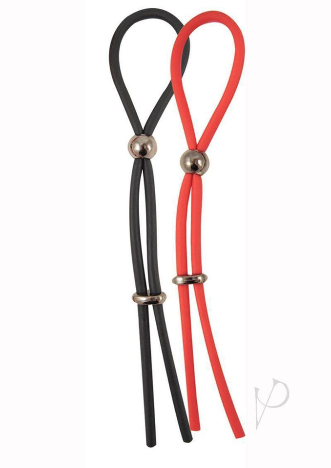 My Cockring Extreme Cocktie 2 Pack- Black & Red