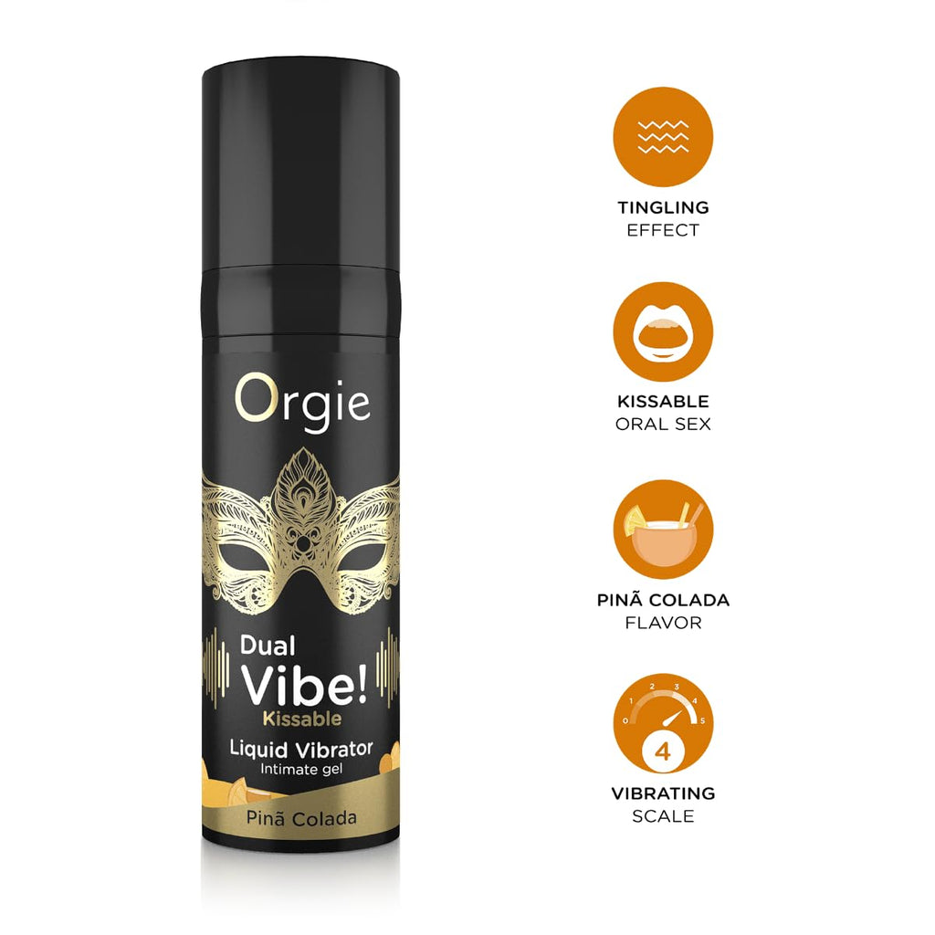 Orgie Dual Vibe! Intimate Arousal Gel-Pina Colada