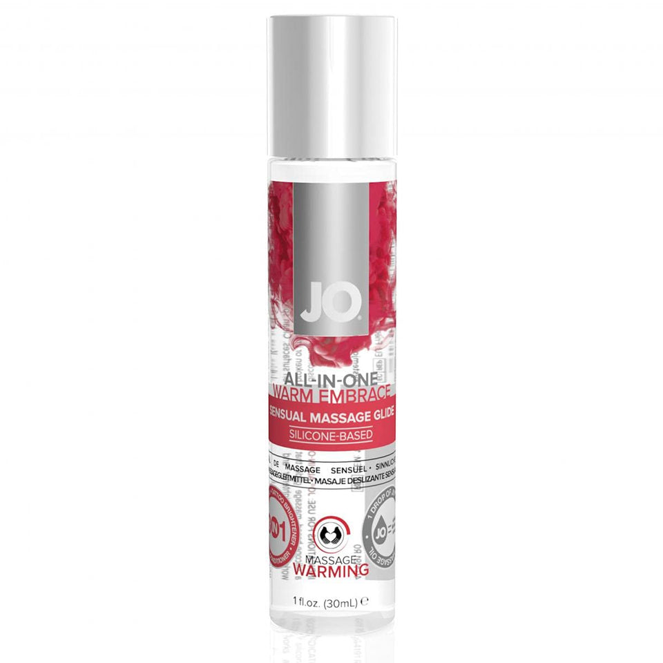 Jo All-In-One Massage Glide - Warming (Silicone-Based) 1 Floz  30 Ml