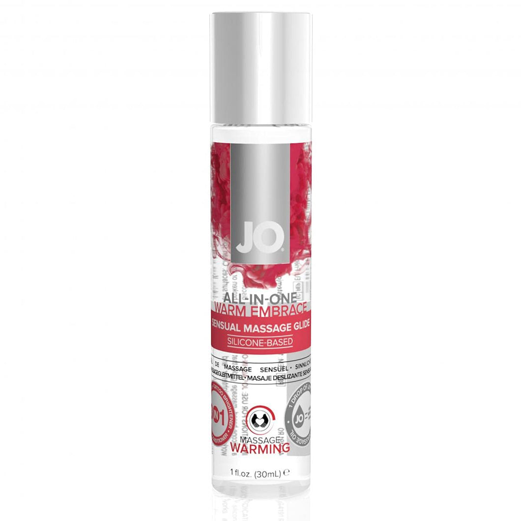 Jo All-In-One Massage Glide - Warming (Silicone-Based) 1 Floz  30 Ml